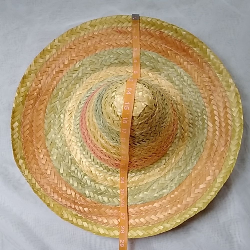 Unisex Handmade Strow Hat - Picture 3 of 9